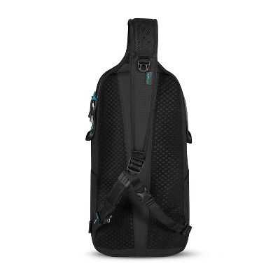 Pacsafe ECO 12L Anti Theft Sling Backpack (Econyl Black) — фото 2