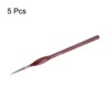 Unique Bargains Detail Nylon Hair Miniature Painting Brush 5 Pcs - 3 of 4
