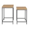 Alaterre Furniture Set of 2 Nesting Side Tables, Oak - 4 of 4