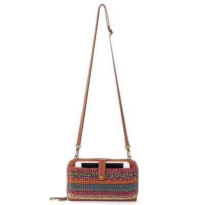 The Sak Women's Iris Smartphone Crossbody, Sunset Stripe