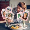 Big Dot of Happiness Rose Gold Grad - Graduation Party Picture Centerpiece Sticks - Photo Table Toppers - 15 Pieces - 3 of 4