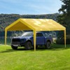 VEVOR Carport Replacement Canopy Cover 10 x 20 ft, Garage Top Tent Shelter Tarp Heavy-Duty Waterproof, Yellow (Only Top Cover, Frame Not Include) - 2 of 4