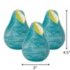 Sea Glass Timber Pear Candles - Set of 3 - 4 of 4