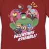 Women's Marvel Avengers Kawaii Valentines Assemble T-Shirt - 2 of 4