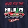 Boys' - Hot Wheels - Home For The Christmas Graphic Long Sleeve Fleece Sweatshirt - 2 of 4