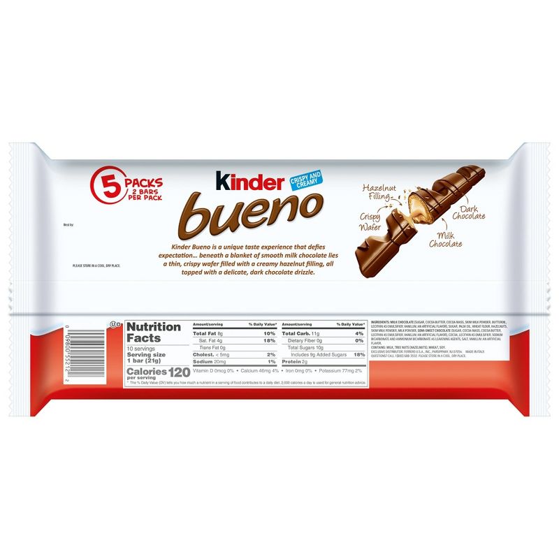 Kinder Bueno Chocolate Candy Multipack - 7.5oz, 3 of 10