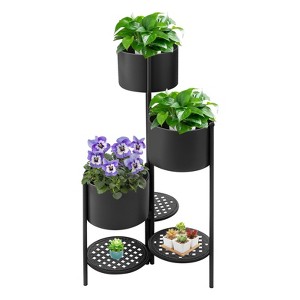 YIYIBYUS Corner Plant Stand, Flower Pot Stand, Ladder Plant Stand - 1 of 4