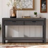 MAYEERTY Console Table - Uniquely Designed with Solid Wood Veneer - 4 of 4