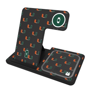 Keyscaper NCAA ACC Universities Fashion Pattern 15-Watt 3 in 1 Charging Station - 1 of 4
