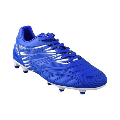 Мужские кроссовки Vizari Valencia Firm Ground Outdoor Soccer Shoes - Royal/White, Size 9.5, цвет: Белый