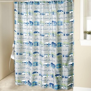 The Lakeside Collection Our Favorite Place is Together Bath Collection - Shower Curtain - 1 of 3
