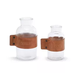 DEMDACO Bloom and Collect Jars - 2 Assorted Clear