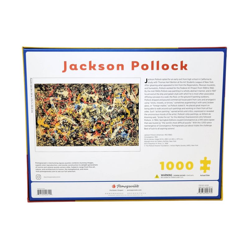 Pomegranate Jackson Pollock: Convergence Jigsaw Puzzle - 1000pc, 5 of 7