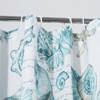 Greenland Home Fashions 1709GSHW Cruz White Shower Curtain, 72x72 Inches - 3 of 3