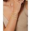 14k Chunky Gold Bracelets for Women Non Tarnish, Womens Gold Bracelet Stack Layered Chunky Chain Bracelets Waterproof Link - 2 of 4
