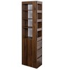 70.87 in. Tall Wood 4-Shelf Bookcase with 3 Drawers - 2 of 4
