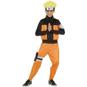 InSpirit Designs Kids Naruto Costume – Officially Licensed Anime Ninja Outfit with Headband, Jumpsuit & Accessories - 1 of 4