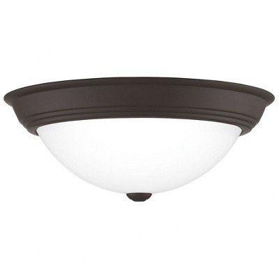 Quoizel Lighting Erwin 3 - Light Flush Mount in  Old Bronze