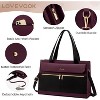 LOVEVOOK Laptop Bag for Women 15.6 Inch Tote Work Professional Leather Computer Briefcase Waterproof - 3 of 3