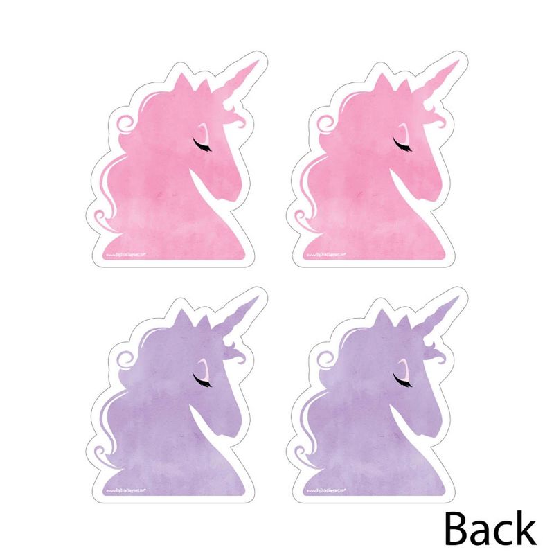 Big Dot of Happiness Rainbow Unicorn - Decorations DIY Magical Unicorn Baby Shower or Birthday Party Essentials - Set of 20, 3 of 6