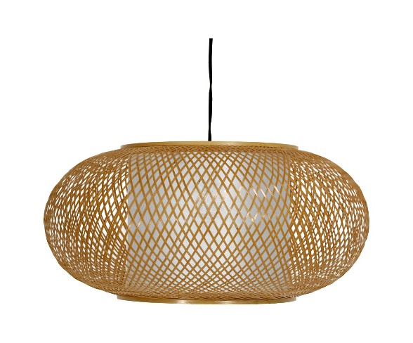 Honey Kata Japanese Ceiling Lantern - Neutral