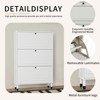 RISOKEYS Flip-Door Shoe Cabinet with Adjustable Shelves Modern Shoe Organizer with Anti-Tip Design for Families,Entryway & Small Spaces. - 4 of 4