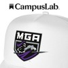 Middle Georgia State University Primary Logo Foam Trucker Cap White Os - 4 of 4