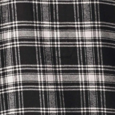black - plaid
