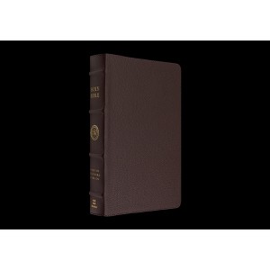 ESV Heirloom Bible, Alpha: Personal Size Edition (Calfskin, Mahogany) - (Leather Bound) - 1 of 1