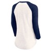MLB Atlanta Braves Women's 3/4 Fashion T-Shirt - 3 of 3