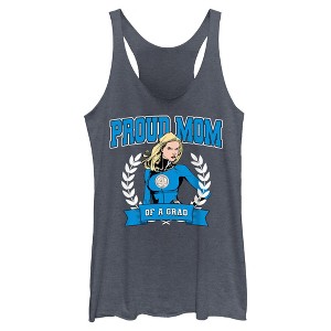 Womens Marvel: Fantastic Four Proud Mom of a Grad Racerback Tank - 1 of 4