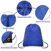 Generic 50Pcs Drawstring Backpack Bulk Cinch Bag, Drawstring Bags Polyester for Gym Sports - 3 of 4