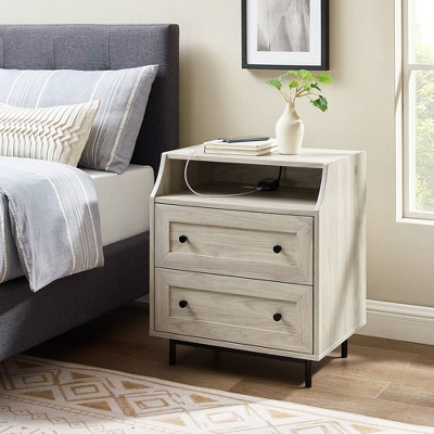 Grey nightstand deals target