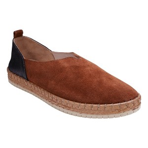 Cools 21 Paisley Two Tone Memory Foam Suede Slip on Flats - 1 of 4