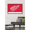 Trends International NHL Detroit Red Wings - Logo 21 Framed Wall Poster Prints - 2 of 4