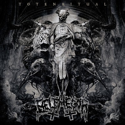 Belphegor - Totenritual - Crystal Clear, Gold & Black Splatter (Colored Vinyl Clear Vinyl Gold Black Splatter Gatefold LP Jacket)