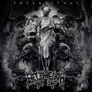Belphegor - Totenritual - Crystal Clear, Gold & Black Splatter (Colored Vinyl Clear Vinyl Gold Black Splatter Gatefold LP Jacket) - 1 of 1
