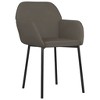 vidaXL Dining Chairs 2 pcs Dark Gray Velvet - 3 of 4