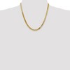 Black Bow Jewelry 4mm, 14k Yellow Gold, Solid Herringbone Chain Necklace - 2 of 4