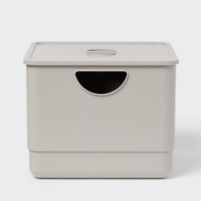 Kids' Storage with Lid Gray - Pillowfort™