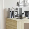 vidaXL Desk Organiser Grey Sonoma 13.6x6.1x14.0" Engineered wood - 3 of 4
