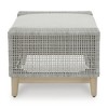 Signature Design by Ashley Seton Creek Outdoor Ottoman with Cushion, Gray - 4 of 4