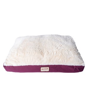 Armarkat M02HJH/MB-XXL Double Extra Large Pet Bed Mat With Poly Fill Cushion And Removable Cover, In Ivory & Burgundy, - 1 of 4