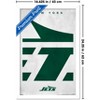 Trends International NFL New York Jets - Logo 25 Framed Wall Poster Prints - 3 of 4