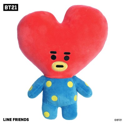 Aurora Medium Tata Bt21 Lovable Stuffed Doll Red 12" : Target