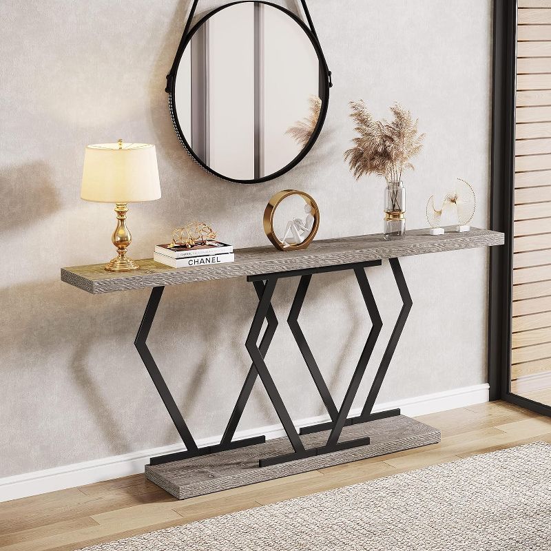 Tribesigns 70.9 Inch Extra Long Sofa Table, 4 of 6
