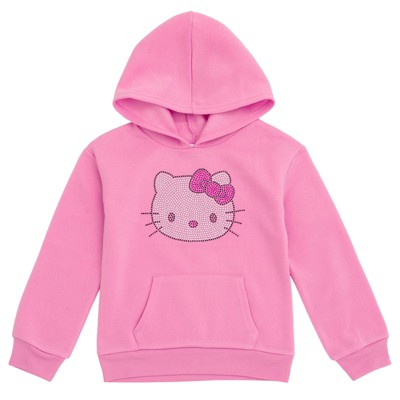 Girls' Hello Kitty & Friends Dreamy Pullover Sweatshirt - Pink Xs : Target