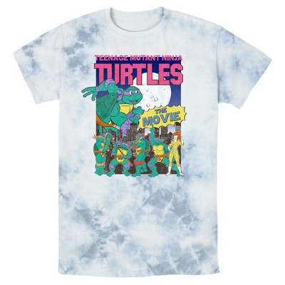 Teenage Mutant Ninja Turtles Shirt Mens 2XL XXL Blue TMNT Movie Cotton  Pullover