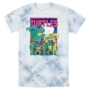 Men's Teenage Mutant Ninja Turtles Retro Movie Poster T-Shirt - 1 of 4