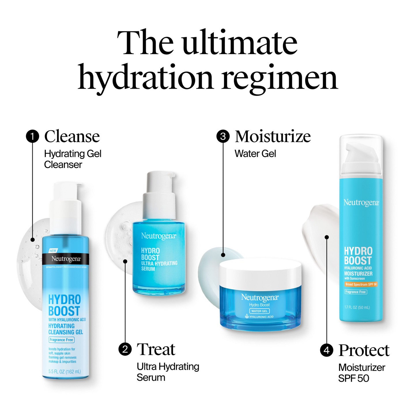Гель-крем для лица Neutrogena Hydro Boost для нормальной и жирной кожи, 1.7 oz — фото 7